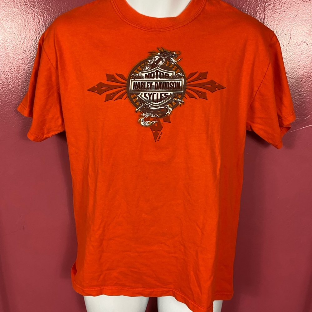 Harley Davidson Motorcycles Mens Hog Illinois Tee Shirt